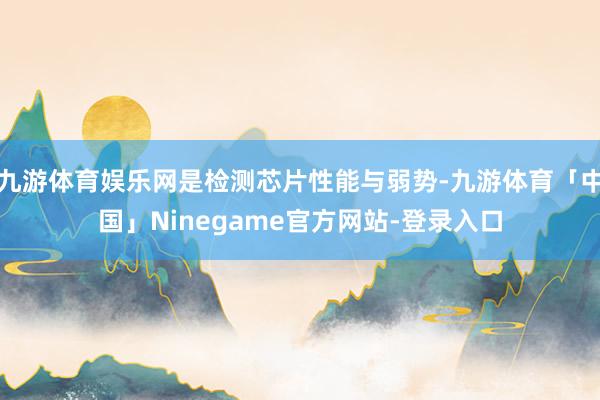 九游体育娱乐网是检测芯片性能与弱势-九游体育「中国」Ninegame官方网站-登录入口